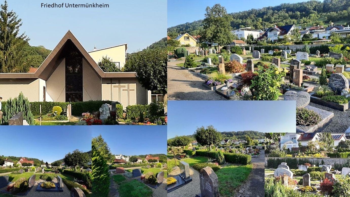 Collage Friedhof Untermünkheim