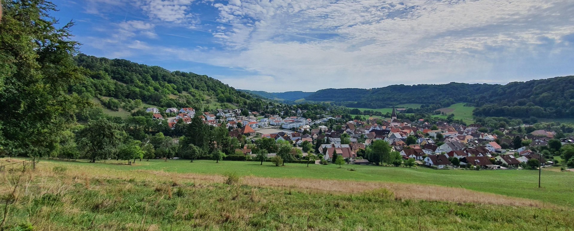 Blick auf Untermünkheim